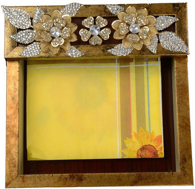 

Aradhana Arts Tukins 1 Compartments Fibre Utility Decoratives(Gold)