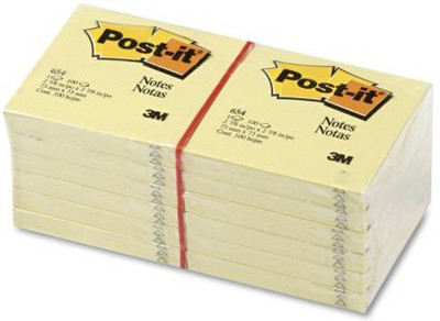 

Post-It 0 Compartments Paper Sticky-Notes(Yellow)
