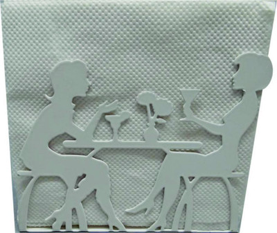 

LoveHome 1 Compartments IRON TISSUE HOLDER(White)