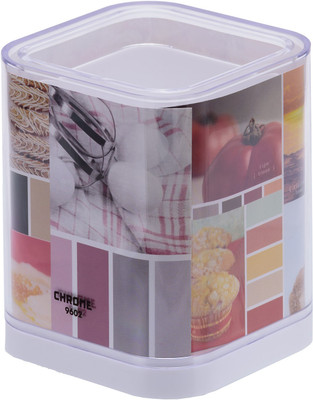 

Chrome 1 Compartments Plastic Pen Stand(Multicolor)