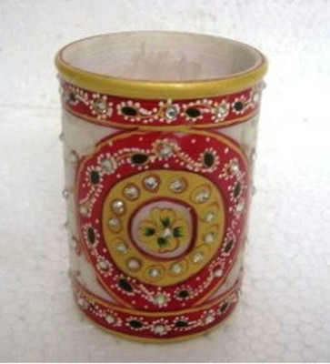 

KSC International 1 Compartments Marble PEN Holder(Multicolor)