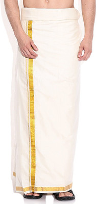 Fashionkiosks Solid Men's Dhoti, Gold