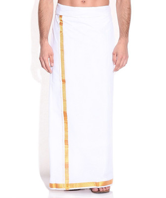 

Fashionkiosks Solid Men's Dhoti, Gold