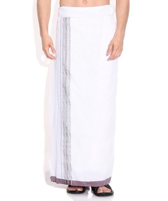 

Fashionkiosks Solid Men's Dhoti, Silver