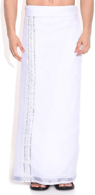 

Fashionkiosks Solid Men's Dhoti, Silver