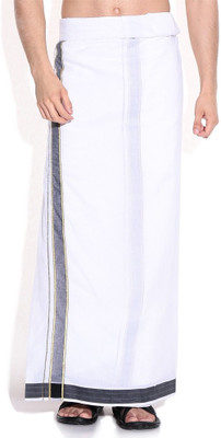

Fashionkiosks Solid Men's Dhoti, Black