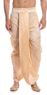 

TAG-7 fashion Solid Men's Dhoti, Gold