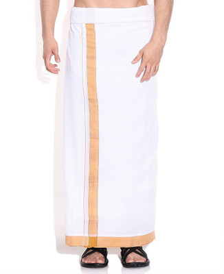 

Fashionkiosks Solid Men's Dhoti, Mustard