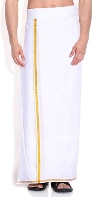 

Fashionkiosks Solid Men's Dhoti, Gold