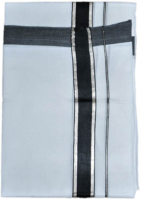 

Fashionkiosks Solid Men's Dhoti, Black