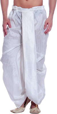 

TAG-7 Solid Men's Dhoti, White