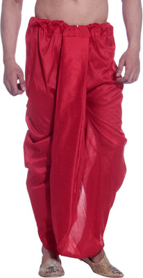 

TAG-7 Solid Men's Dhoti, Red