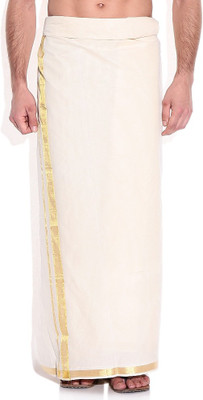 

Fashionkiosks Solid Men's Dhoti, Gold