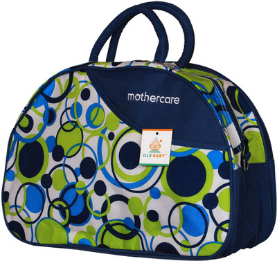 

Ole Baby Attractive Applique Multipurpose,Amazing Printed Smart Organizer Best Material, Multi-function,Waterproof and Washable Diaper Bag(Blue)