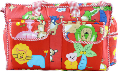 

Ole Baby Multi Utility Jumbo Embroidery Picnic Print Tote Diaper Bag(Multicolor)