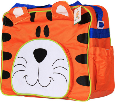 

Ole Baby Attractive Applique Multipurpose,Amazing Printed Smart Organizer Best Material, Multi-function,WaterWproof and Washable Diaper Bag(Orange)