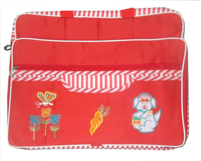 

Glitter Bom Pack Messenger Diaper Bag(Red)