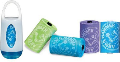 

Munchkin Arm and Hammer Diaper Bag Dispenser With 36 Bag Refills Diaper Bag::Dispenser Bag(White, Purple, Green, Blue), Blue;green;purple;white