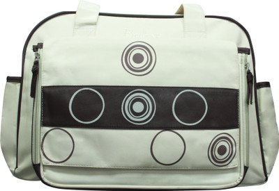 

Kiwi Big Circles Print Diaper Bag(Multicolor)