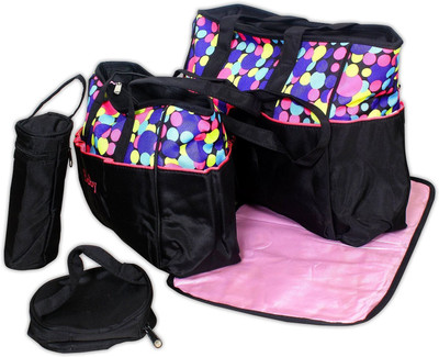 

Baby Bucket 5pcs set Mother Diaper Beg(Pink)