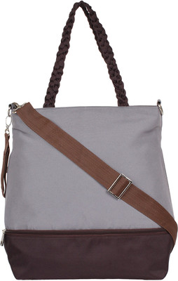 

Anekaant Mumsy Shoulder Diaper Bag(Grey, Brown), Brown;grey