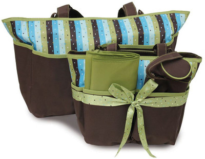 

Colorland Jane Tote Baby Diaper Bag 5pcs Set(Multi-color)