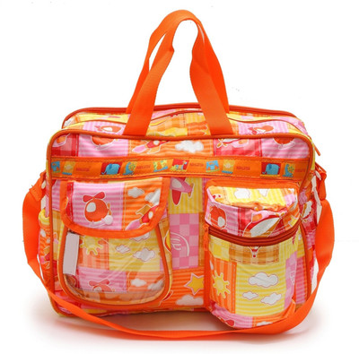 

Bazaar Pirates Mother's Bag Cum Luggage Utility Diaper Bag(Orange)