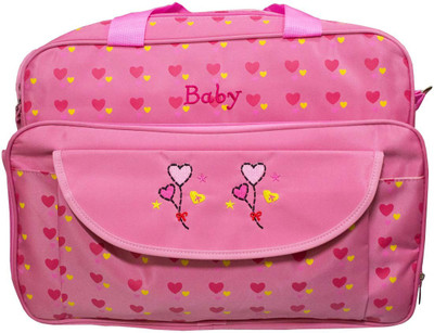 

Rachna Diaper / Mother - Multi Utility 03 Nursery Bag(Pink)