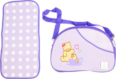

Ole Baby Attractive Applique Multipurpose Nursery Bag(Purple)