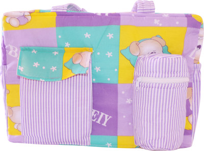 

Ole Baby Multi Utility Checks Print Big Tote Diaper Bag(Multicolor)