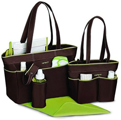 

Baby Bucket 4 Piece Set Diaper Bag(Brown)
