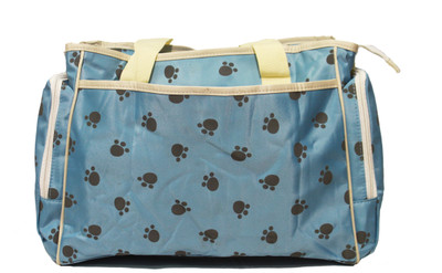 

Kiwi Paw Prints Shoulder Diaper Bag(Light Blue)
