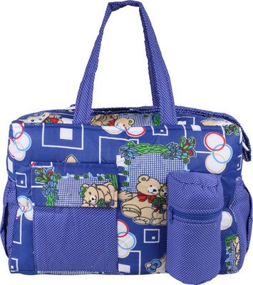

MomToBe d-bag Diaper Bag(Blue Big Teddy Printed)
