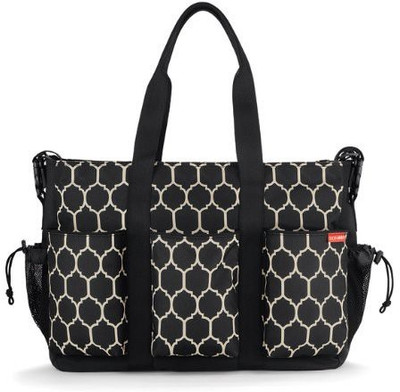 

Skip Hop Duo Double Deluxe Diaper Bag Handpack Diaper Bag(Black, White)