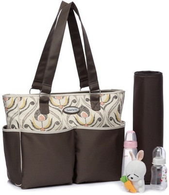 

Baby Grow Colorland Athens Flower Tote Diaper Bag(Brown|Beige)