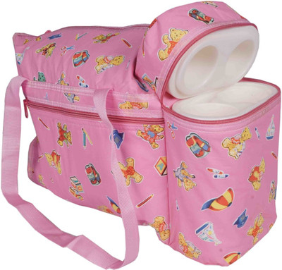 

Hanu Enterprises BOTTLEFEEDER Tote Diaper Bag(Pink)