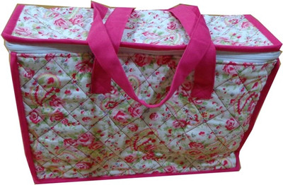 

Adt Saral Mama Special Messenger Diaper Bag(Pink, White)