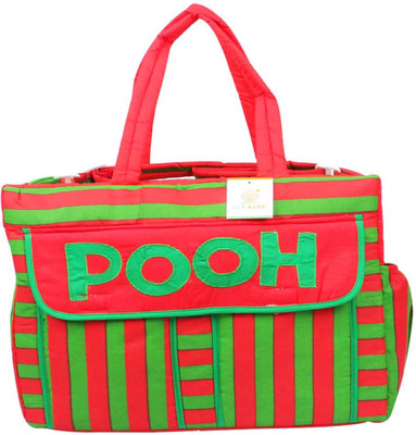 

Ole Baby Big Multi-Utility Amazing Stripe Fabric Diaper Bag(Red)