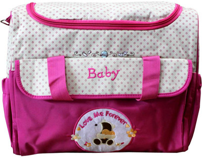 

Rachna Diaper / Mother - Multi Utility 03 Nursery Bag(Pink)