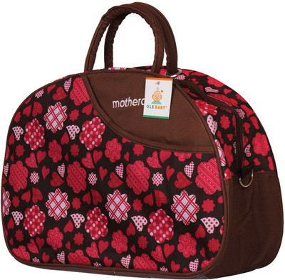 

Ole Baby Attractive Applique Multipurpose,Amazing Printed Smart Organizer Best Material, Multi-function,Waterproof and Washable Diaper Bag(Brown)