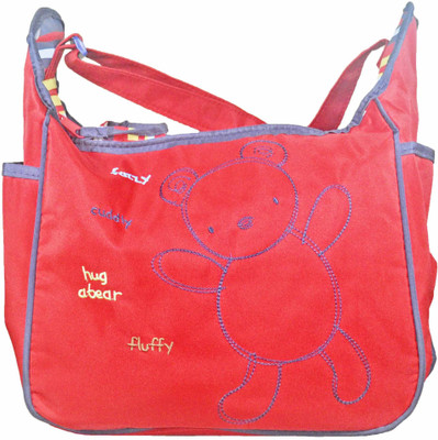 

Babysid Collections Stylish Imported-Fluffy Hug Shoulder Mother Bag(Red)