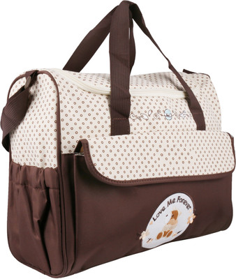 

Belle Maison Printed Multi Purpose Shoulder Diaper Bag(Coffee)