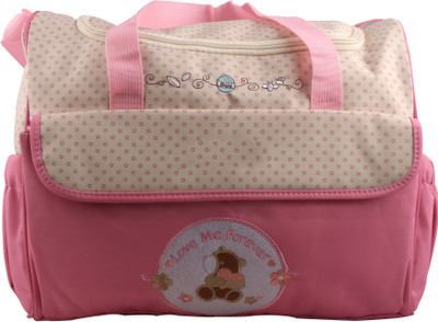 

Belle Maison Printed Multi Purpose Shoulder Diaper Bag(Pink)