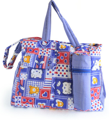 

Duck Kitty Messenger Diaper Bag(Blue)