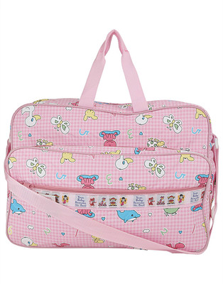 

Tinny Tots Cartoon Shoulder Diaper Bag(Pink)