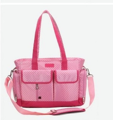 Baby Bucket Newest 5/pcs Designer 1 Diaper Bag(Pink)