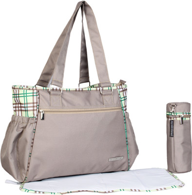 

My Milestones Diaper Bag Diaper Bag Spectra- Beige Checks(Beige)