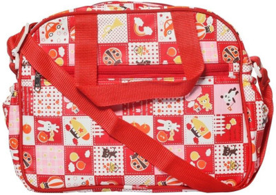 

Motherland Little Angel's Diaper Bag (Multicoloured) Little's Backpack(Red, Pink, Blue), Blue;pink;red
