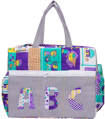 

Creative India Exports Multi-function Purple Organizer Diaper Bag(Multicolor)