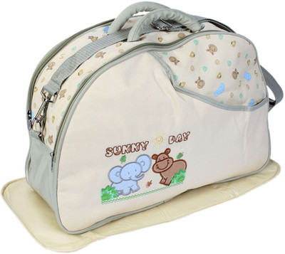 

kidbee Multi Function mother bag Mama Shoulder Backpack Diaper Bag(Cream)